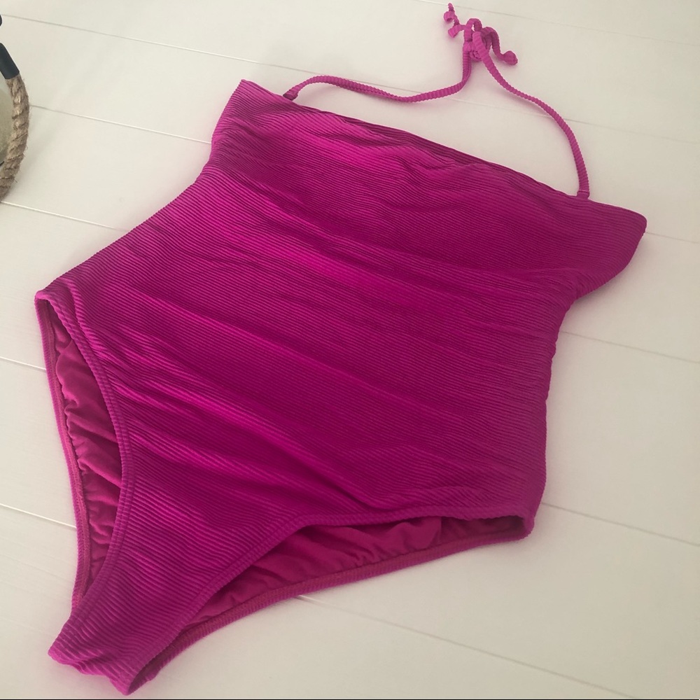 Billabong one piece pink bathing suit